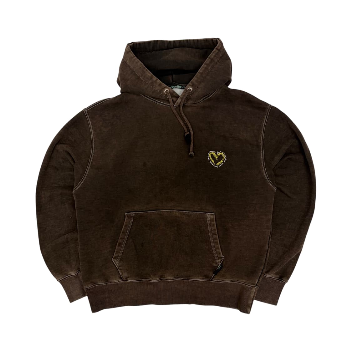 앤더슨벨 플라워 자수 브라운 후드티 XL 상품이미지2