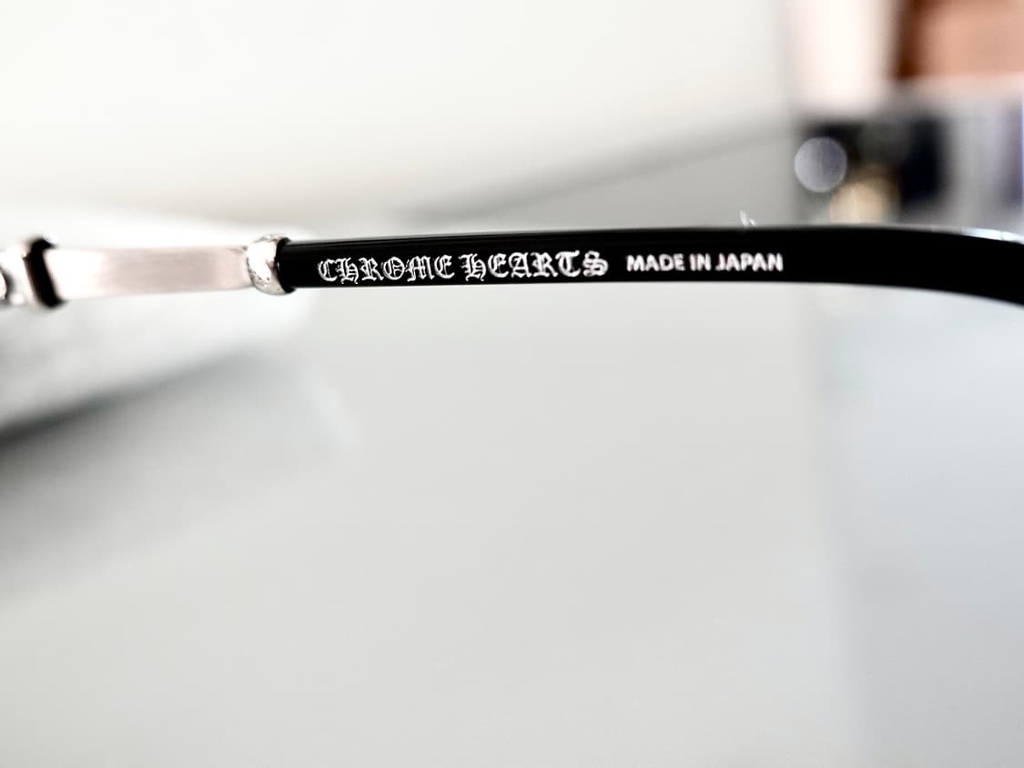 크롬하츠 보넨노이슈어2 블랙/브러쉬드실버 안경 상품이미지7