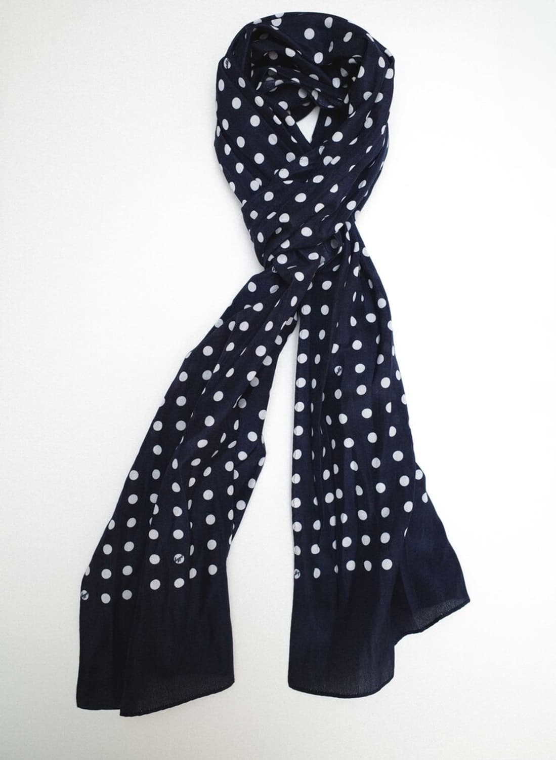 pkby 도트 실크 스카프 (코튼 실크) 상품이미지5