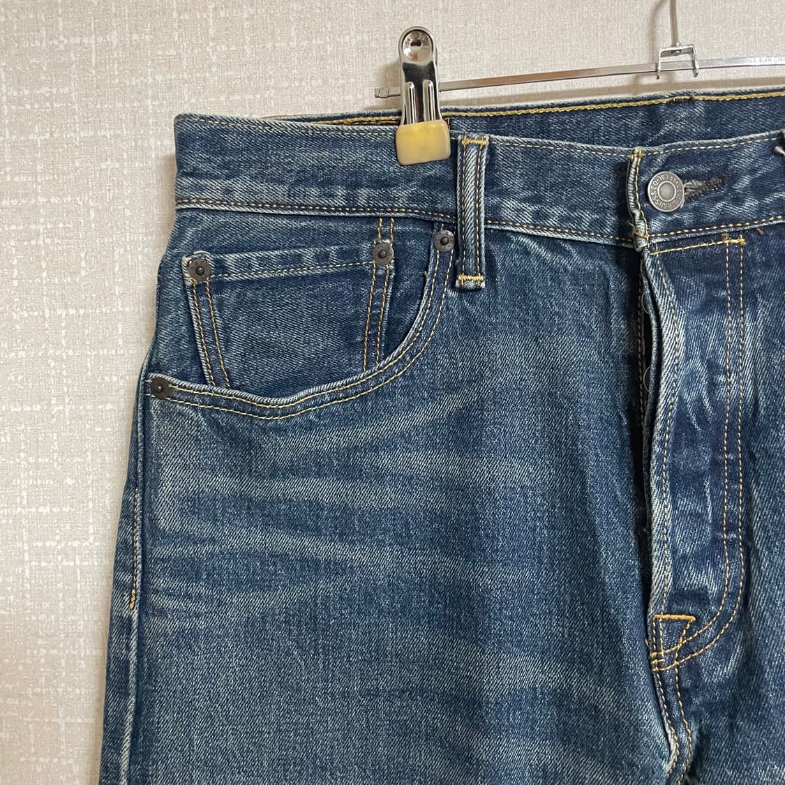 리바이스 501 워시드 미디엄블루 / W32, L32 상품이미지2