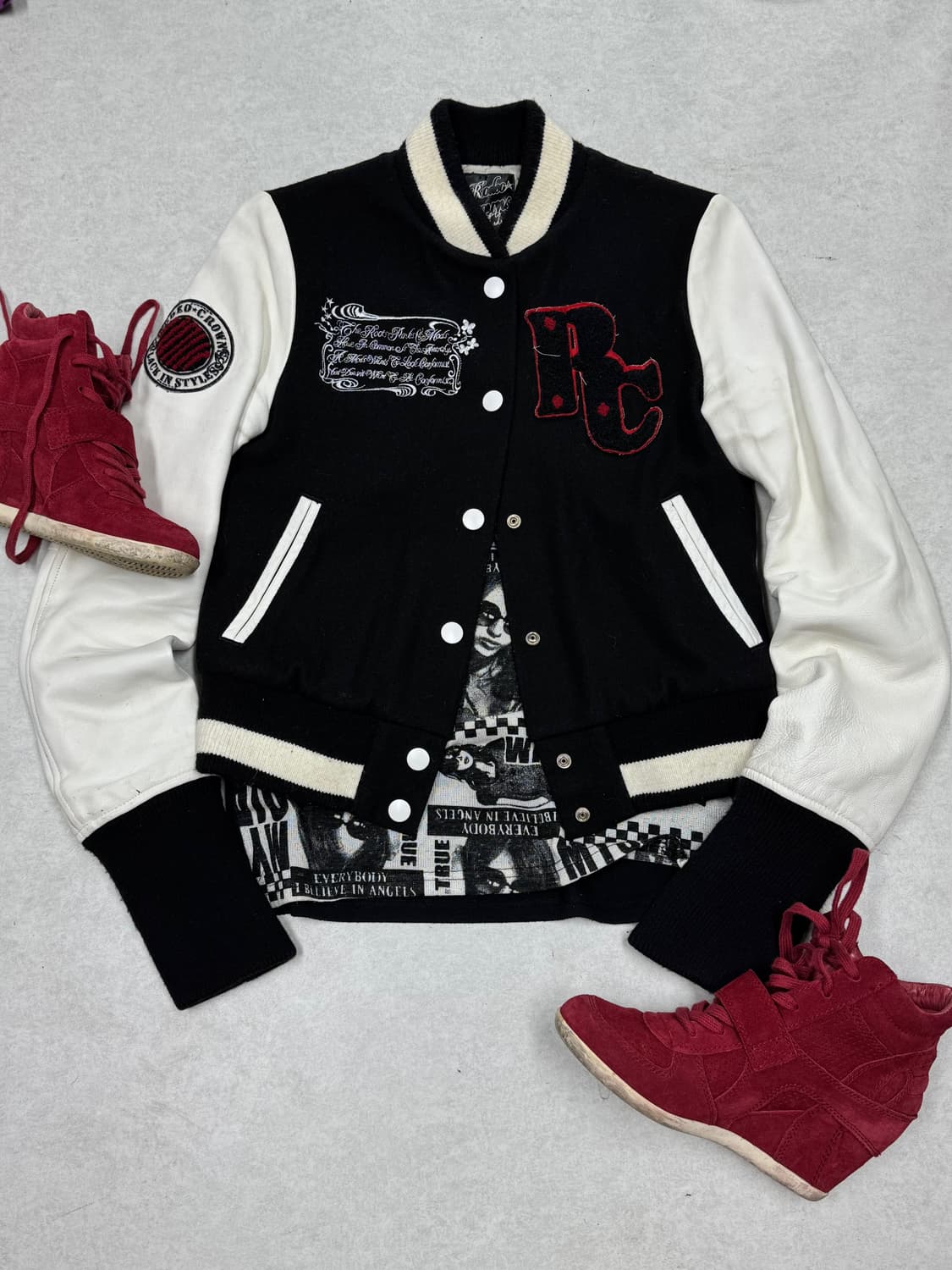 펑크 레더 스카쟌  상품이미지1