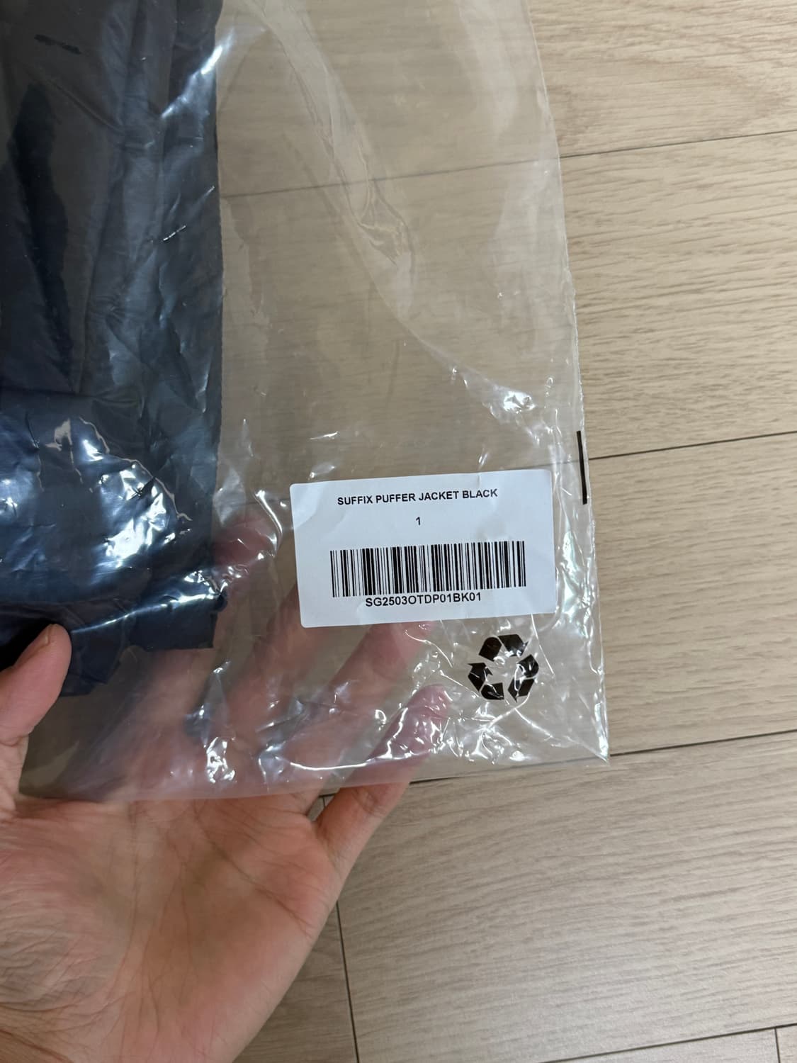 [1] 산산기어 서픽스 푸퍼 자켓 블랙 상품이미지2