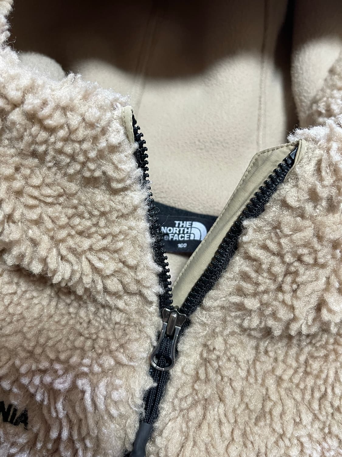 노스페이스 에코 플리스 스노우시티 후리스 카멜 160 상품이미지4