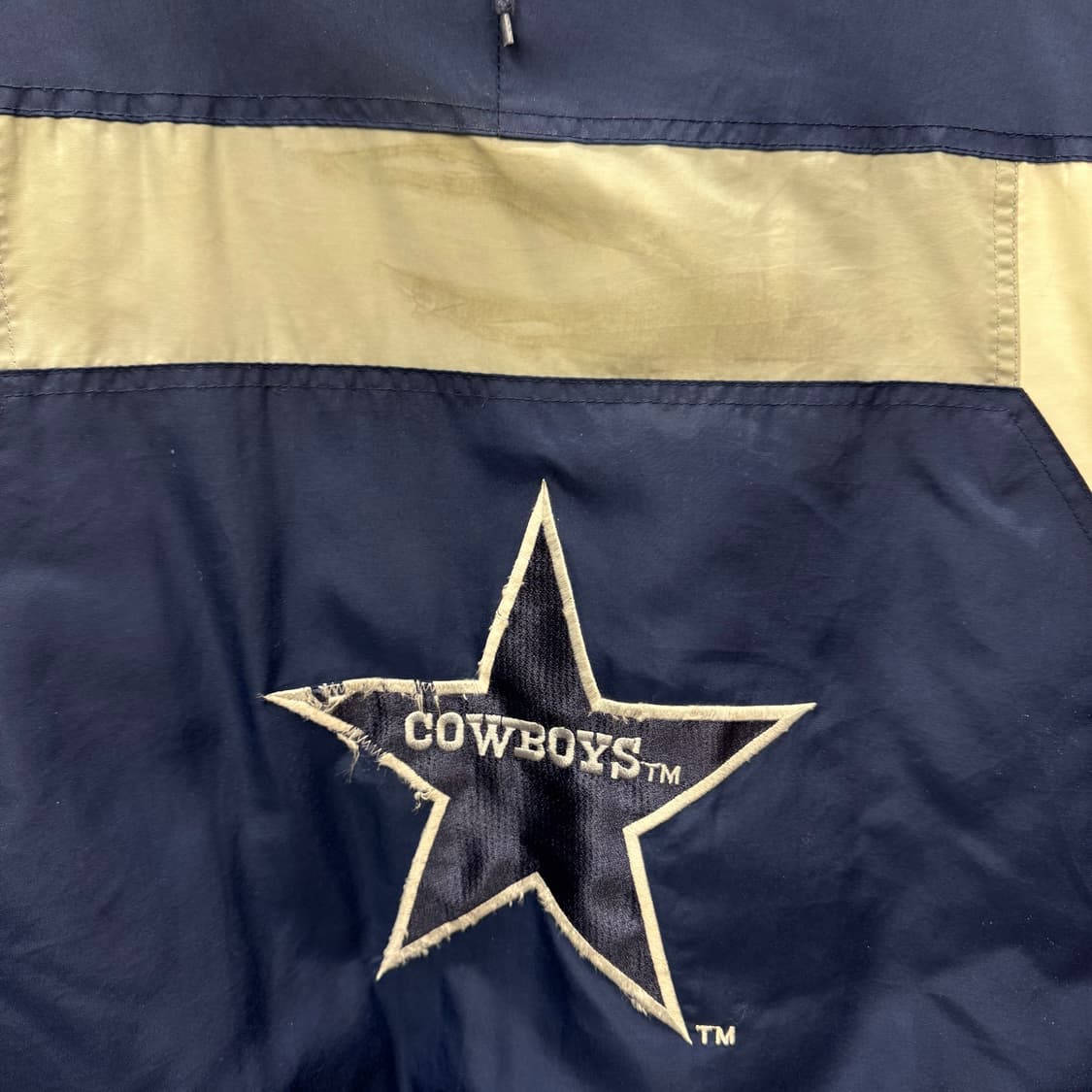 90s NFL X Dallas Cowboys 점퍼 빅로고 포인트 블루 상품이미지9