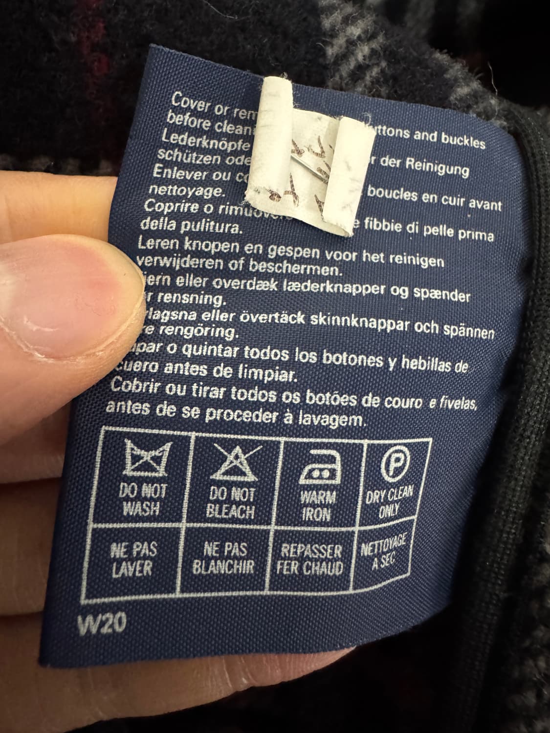 정품! 버버리 런던 떡볶이 더플 후드 코트 네이비 남녀공용 상품이미지5