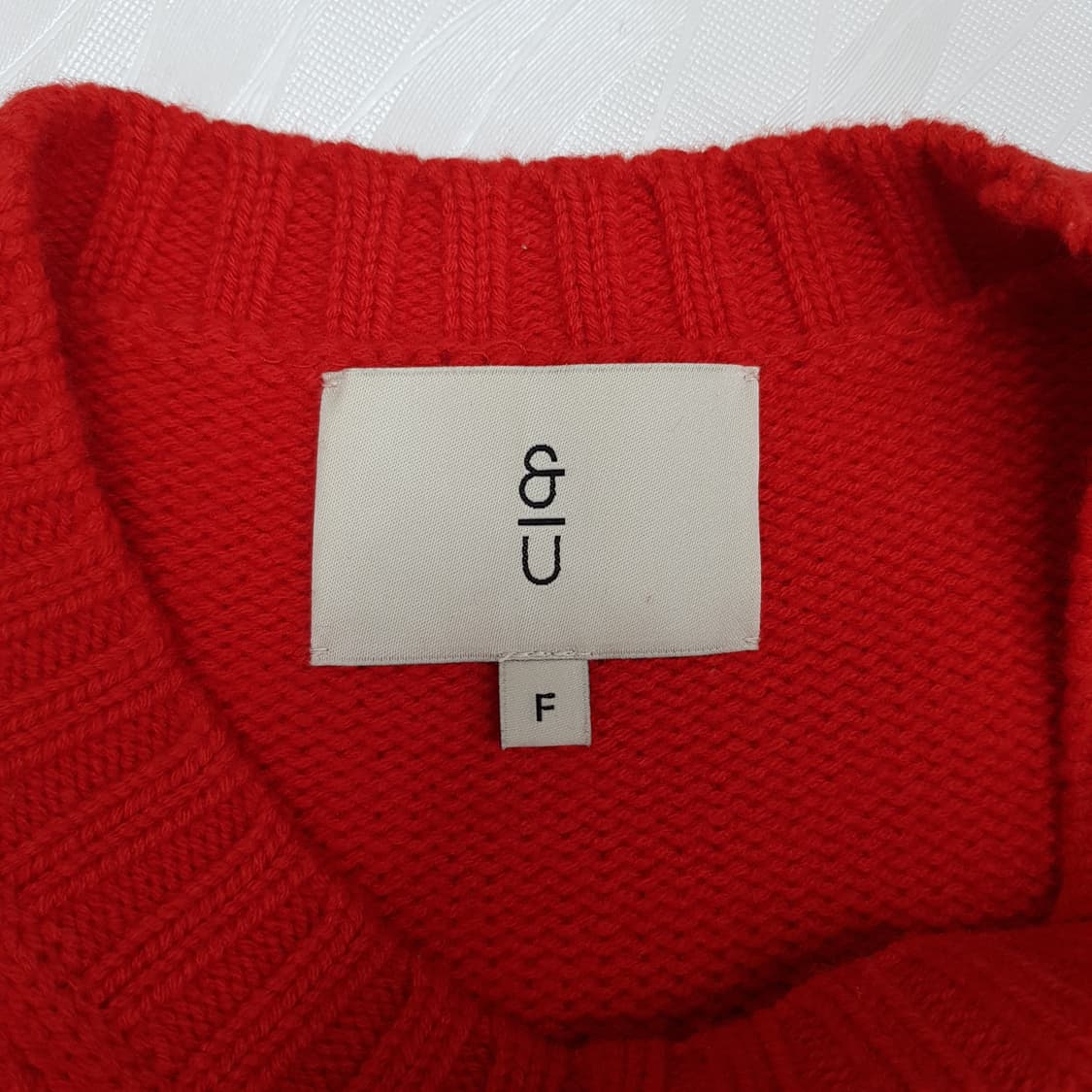 ANDYOU 앤유  울 100%  크루넥 니트 F사이즈 상품이미지5