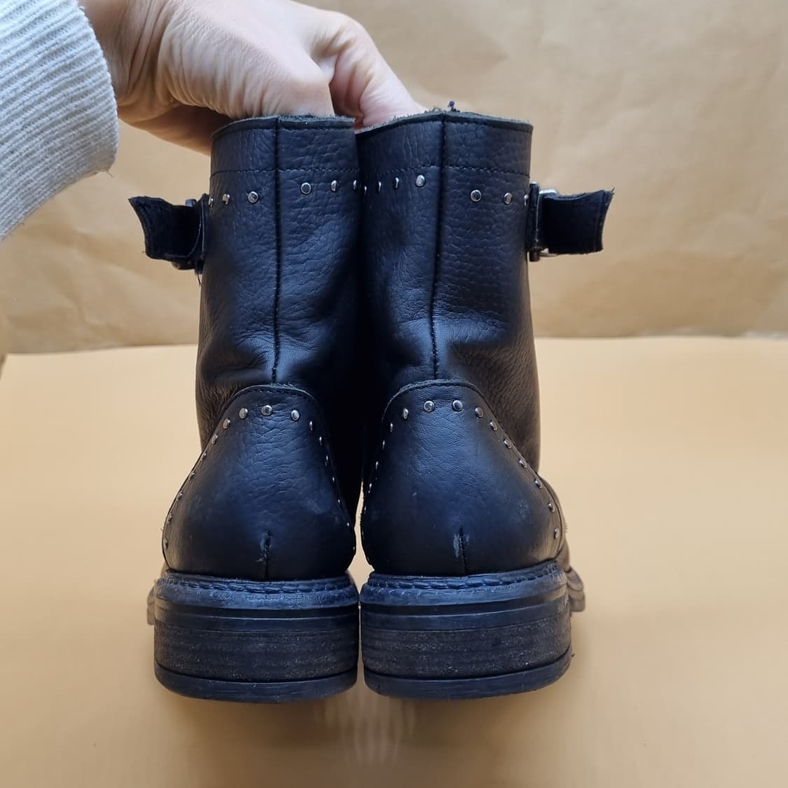 슈콤마보니 가죽앵클부츠220 상품이미지4