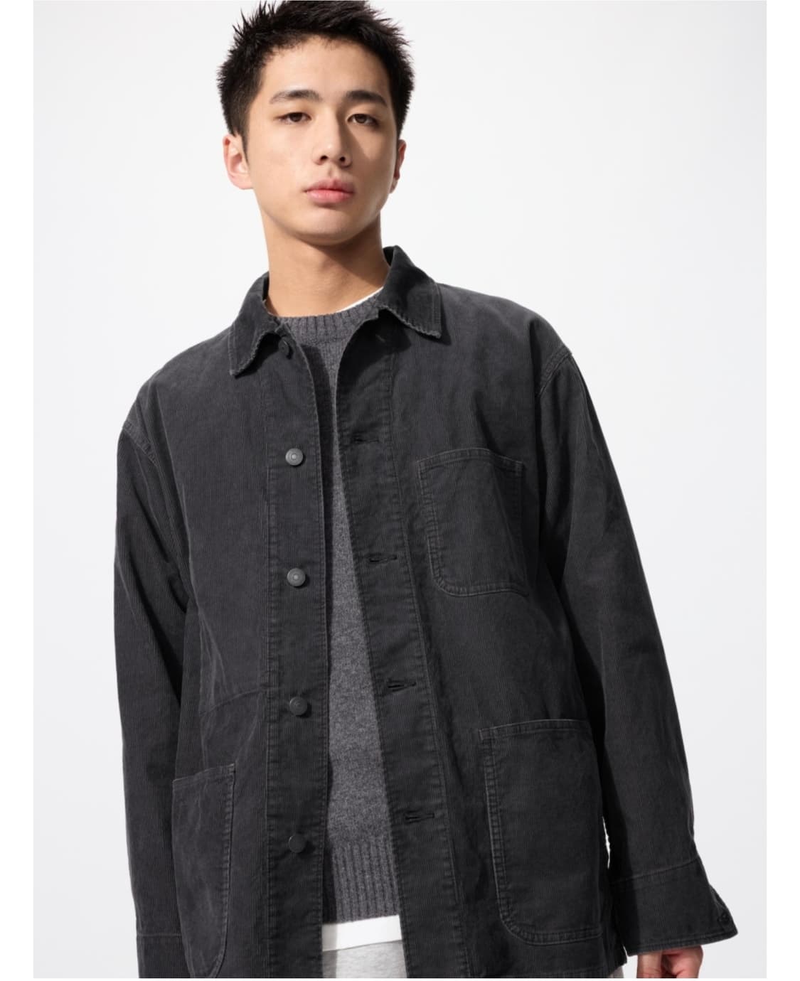 유니클로 코듀로이 재킷 L 사이즈 다크 그레이 상품이미지7