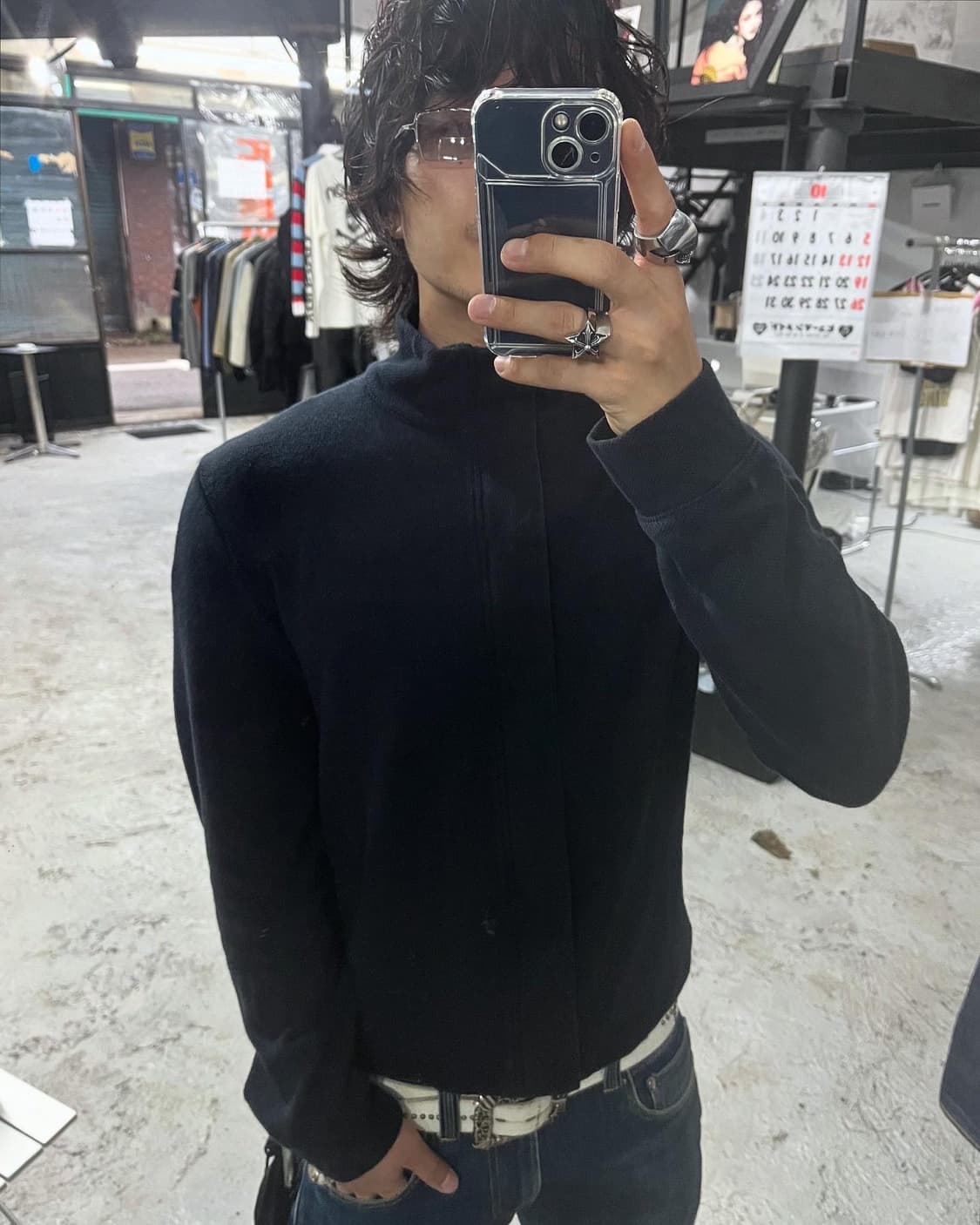 DKNY waffle knit jacket 상품이미지2