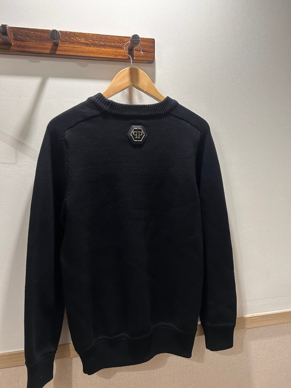 필립플레인 2018 FW 리미티드 블랙 니트 110 상품이미지3