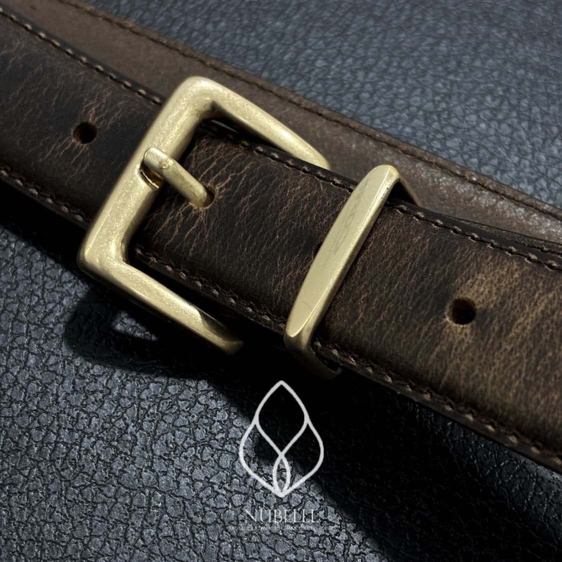 🌗 Vintage leather belt / 이태리 빈티지 가죽 벨트 상품이미지6