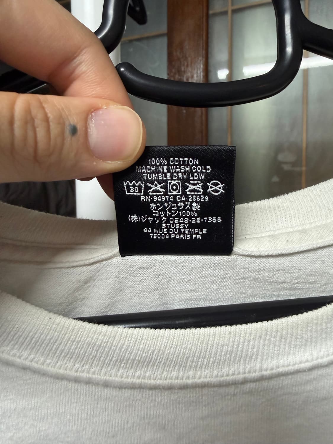 스투시 파이어 다이스 티셔츠 화이트 XL 상품이미지7