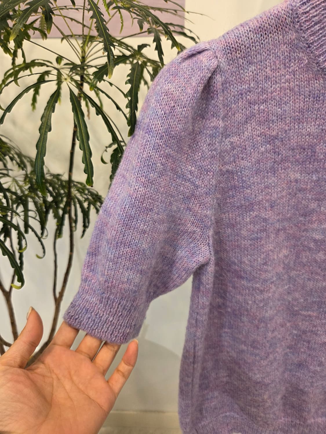 Mardi Mercredi 마르디 반팔 니트 상품이미지3