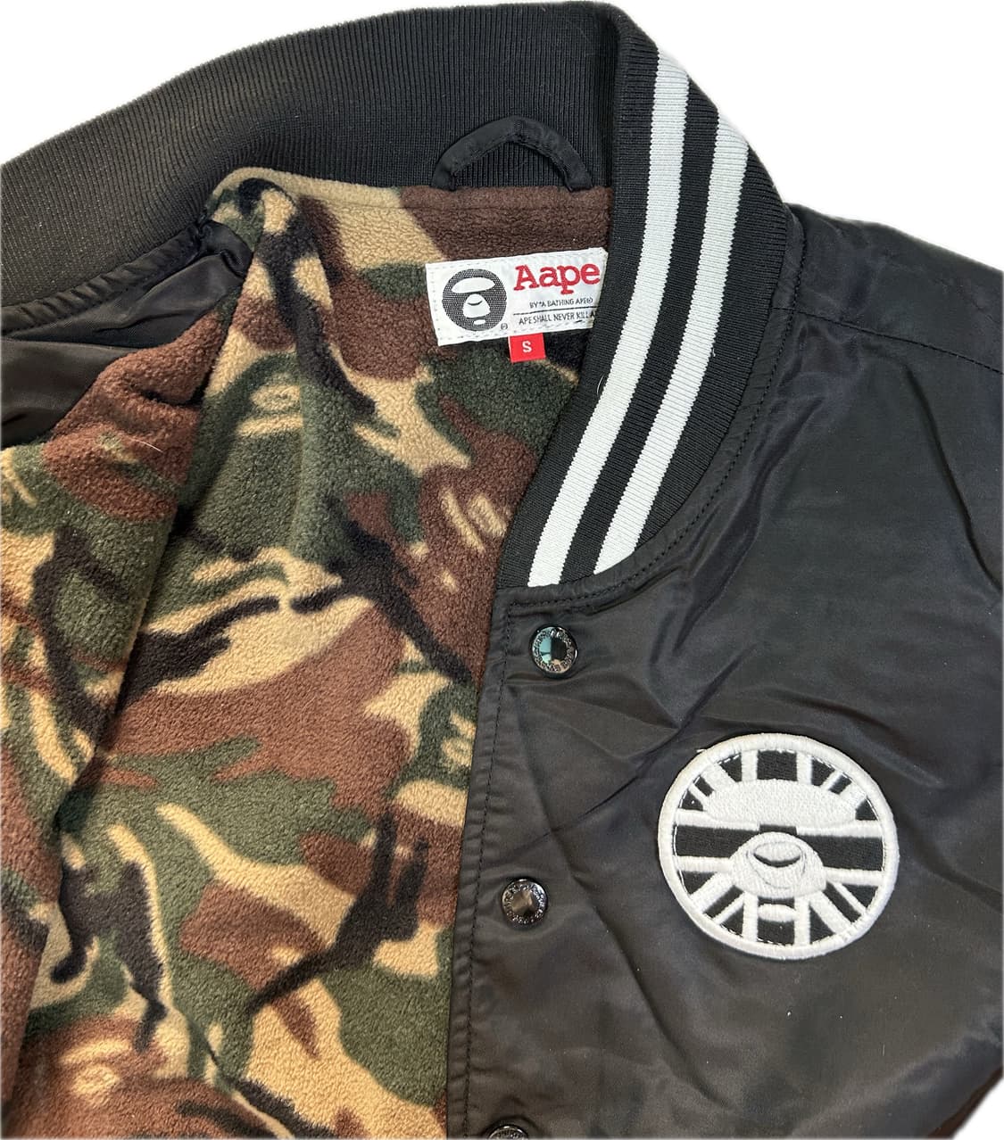 00s 베이프 에이프 카모플라주 블루종 S 상품이미지3