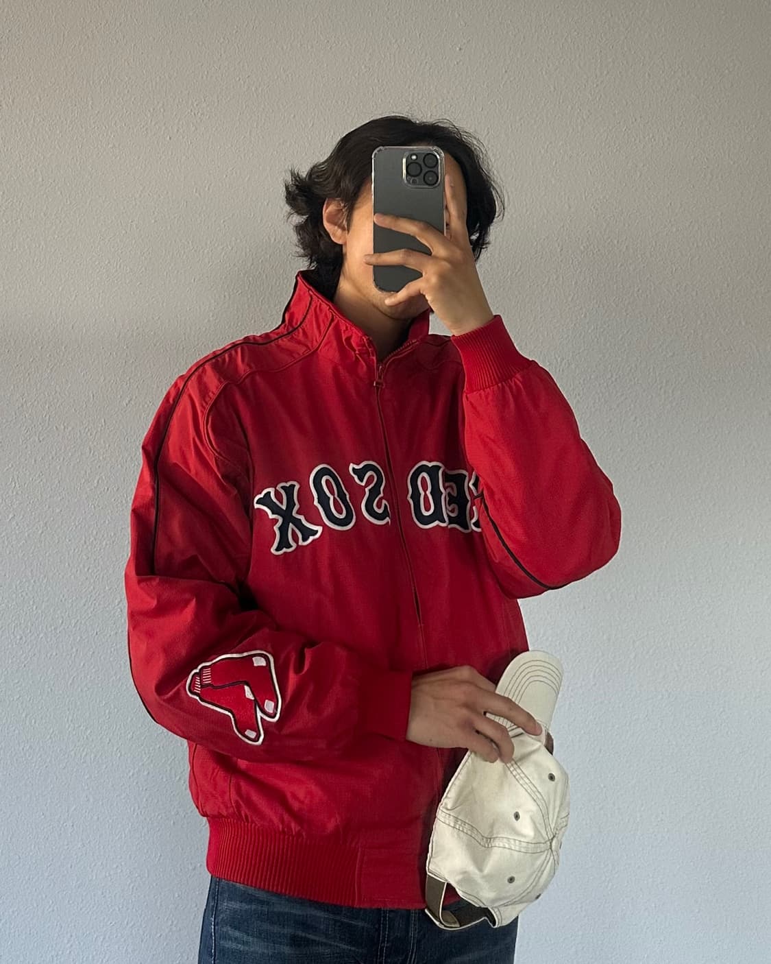 [M]마제스틱 어센틱 보스턴 레드삭스 스타디움 자켓 상품이미지1