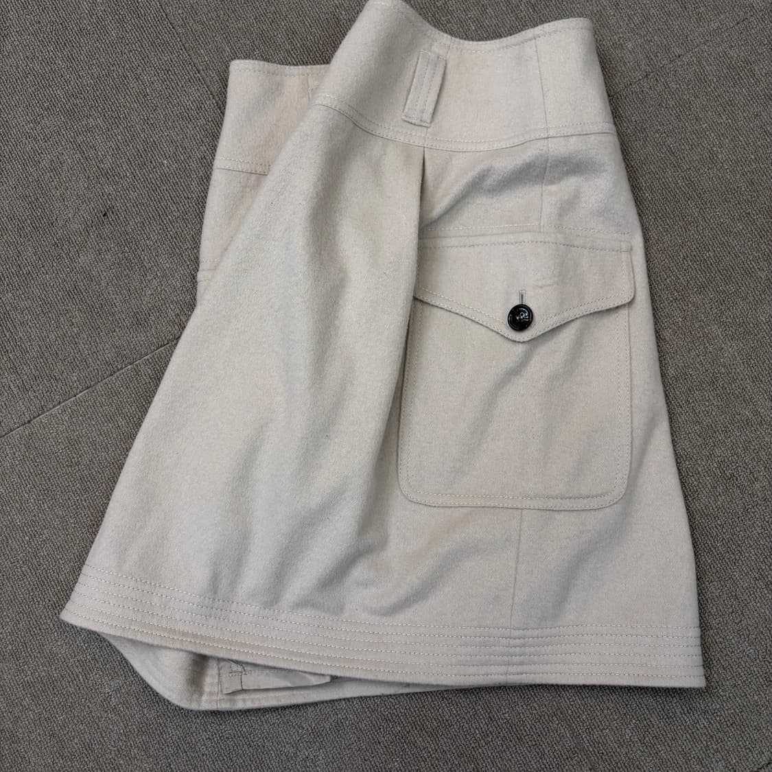 burberry 버버리 울 캐시미어혼방 사이드 포켓 스커트 상품이미지2