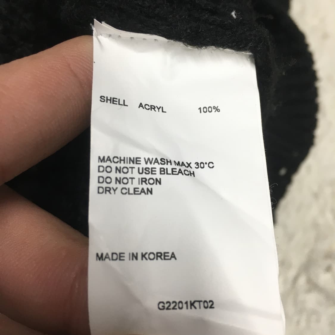 감마갤러리 데미지 니트집업 DD01 상품이미지3