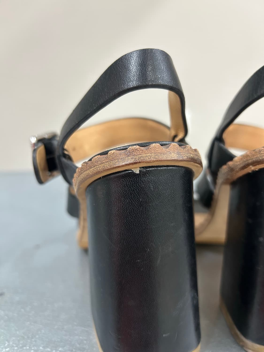마크 제이콥스 블랙 레더 샌들 36 상품이미지9