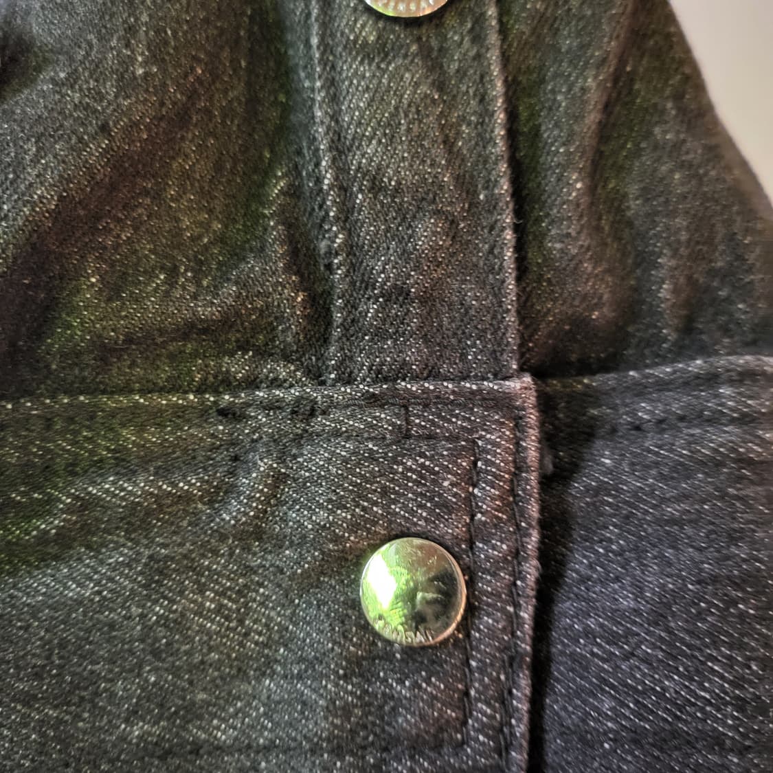 ZENSAI 데님 셔츠 자켓 (L) 상품이미지4