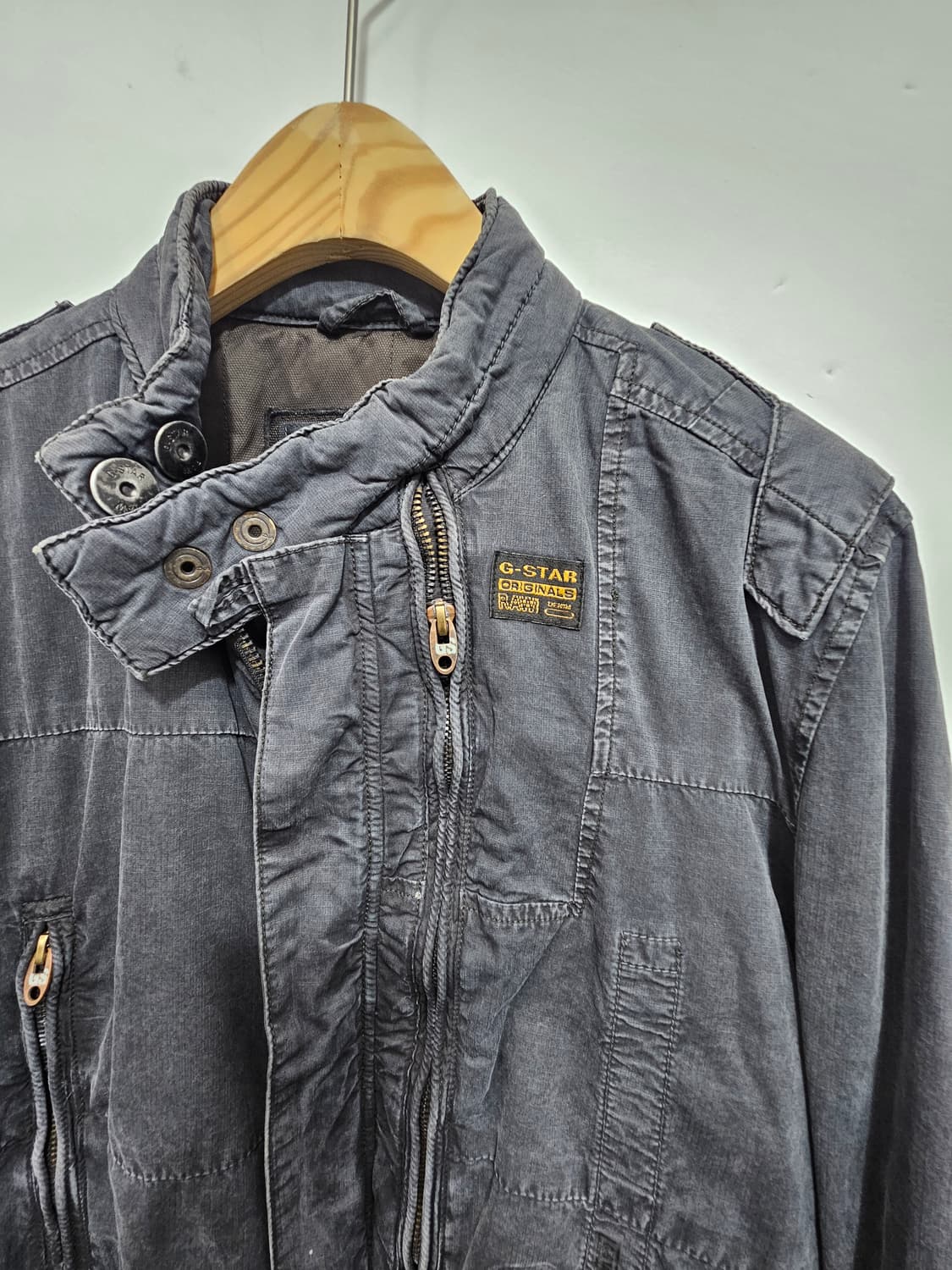 지스타로우(G-Star Raw) 빈티지워싱 유틸리티 자켓 M  상품이미지3