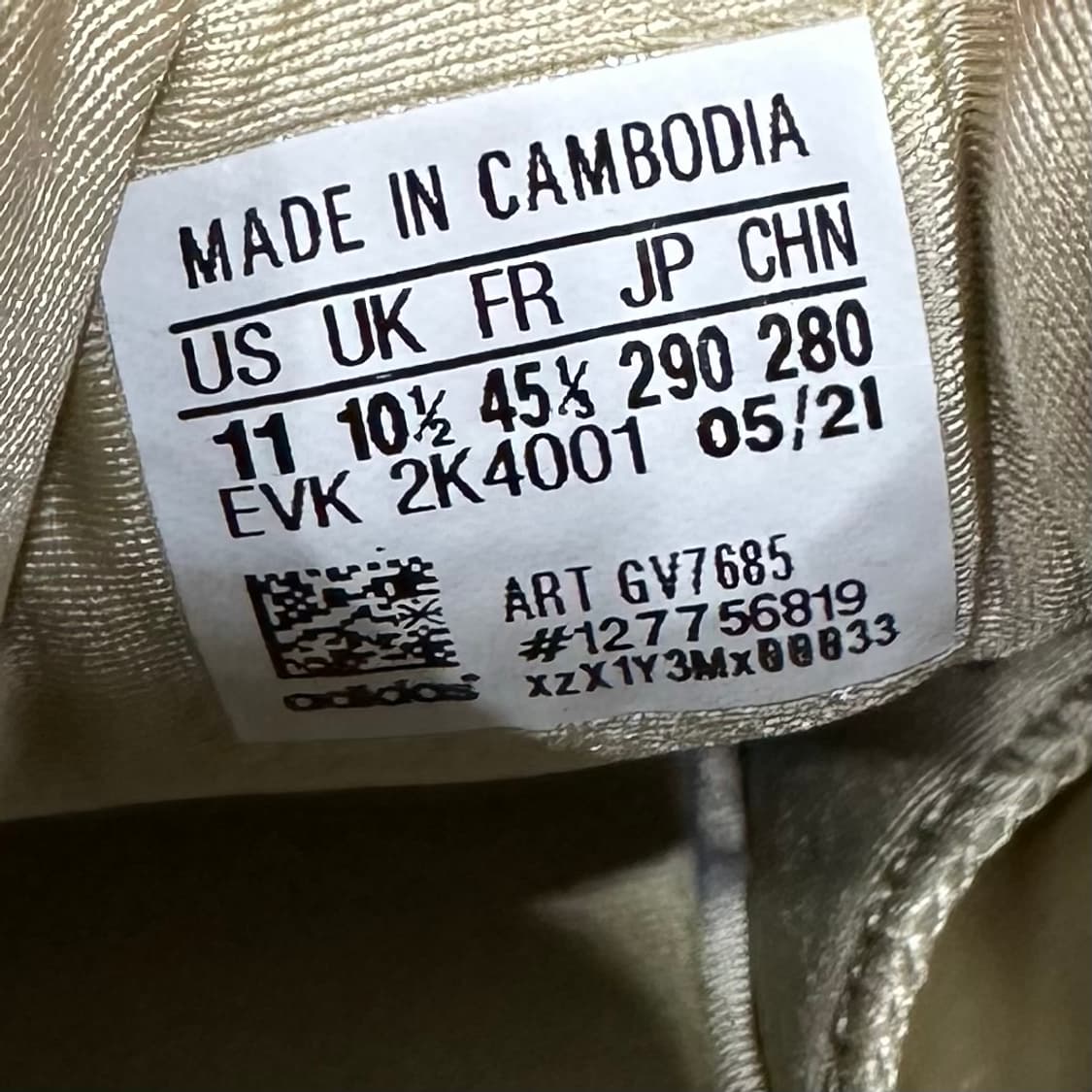 290) 아디다스 운동화 남성 남자 신발 오젤리아 크림 상품이미지9