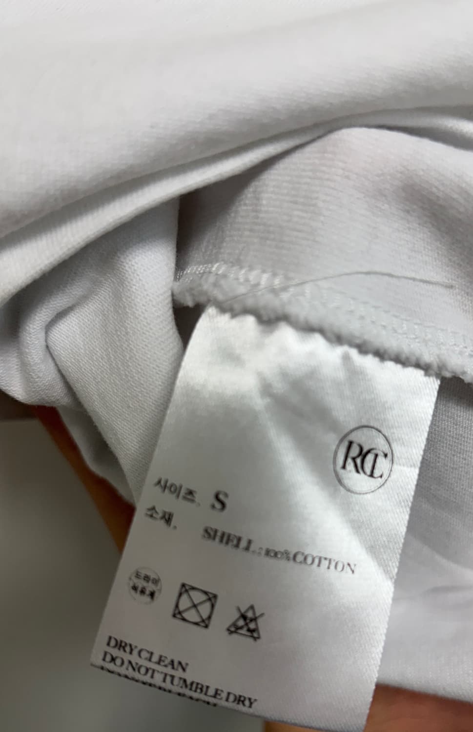 렉토 자수로고 반팔 티셔츠 S (100-105사이즈감) 상품이미지5