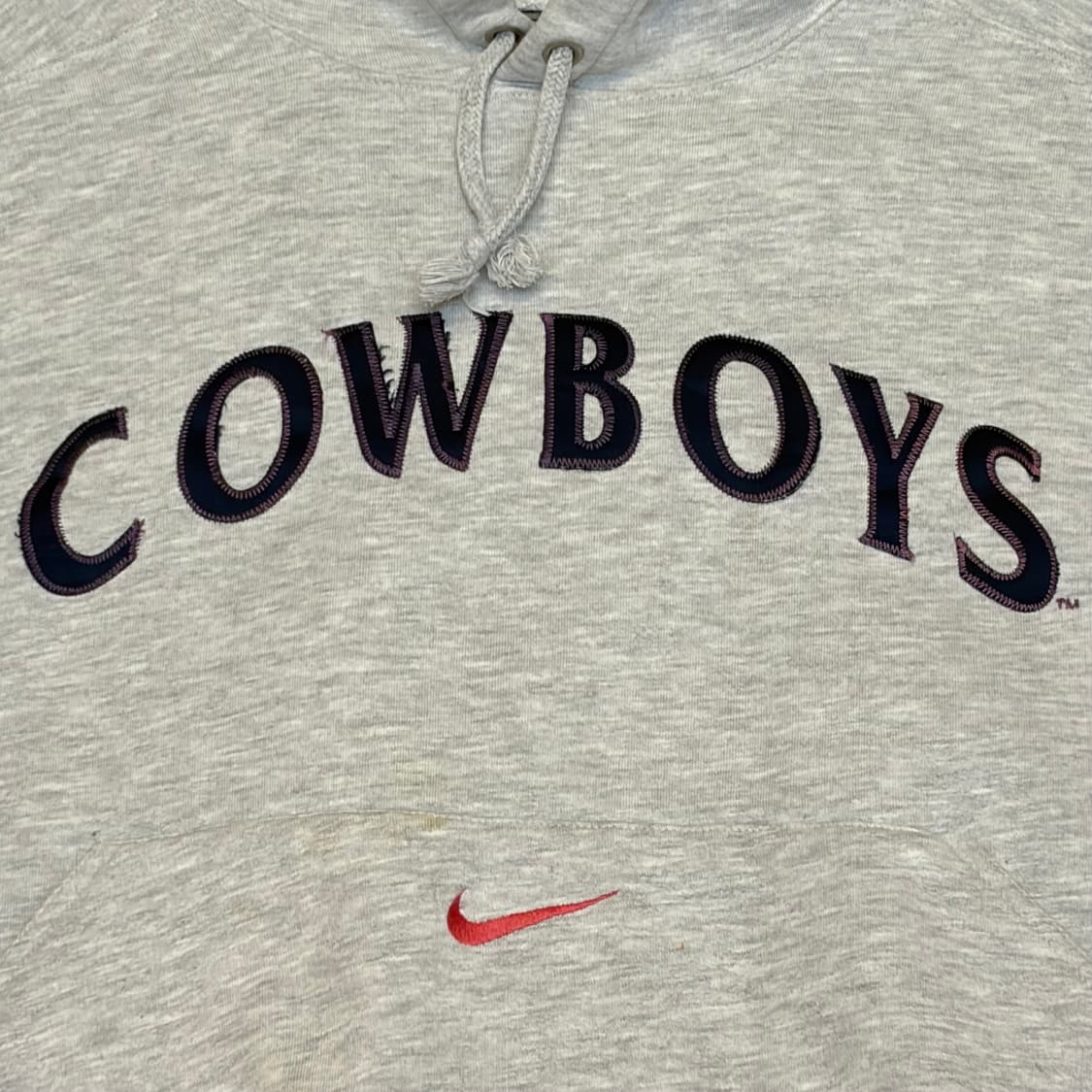 90s USA 미국 빈티지 나이키 NFL 달라스 카우보이 후드티 상품이미지4