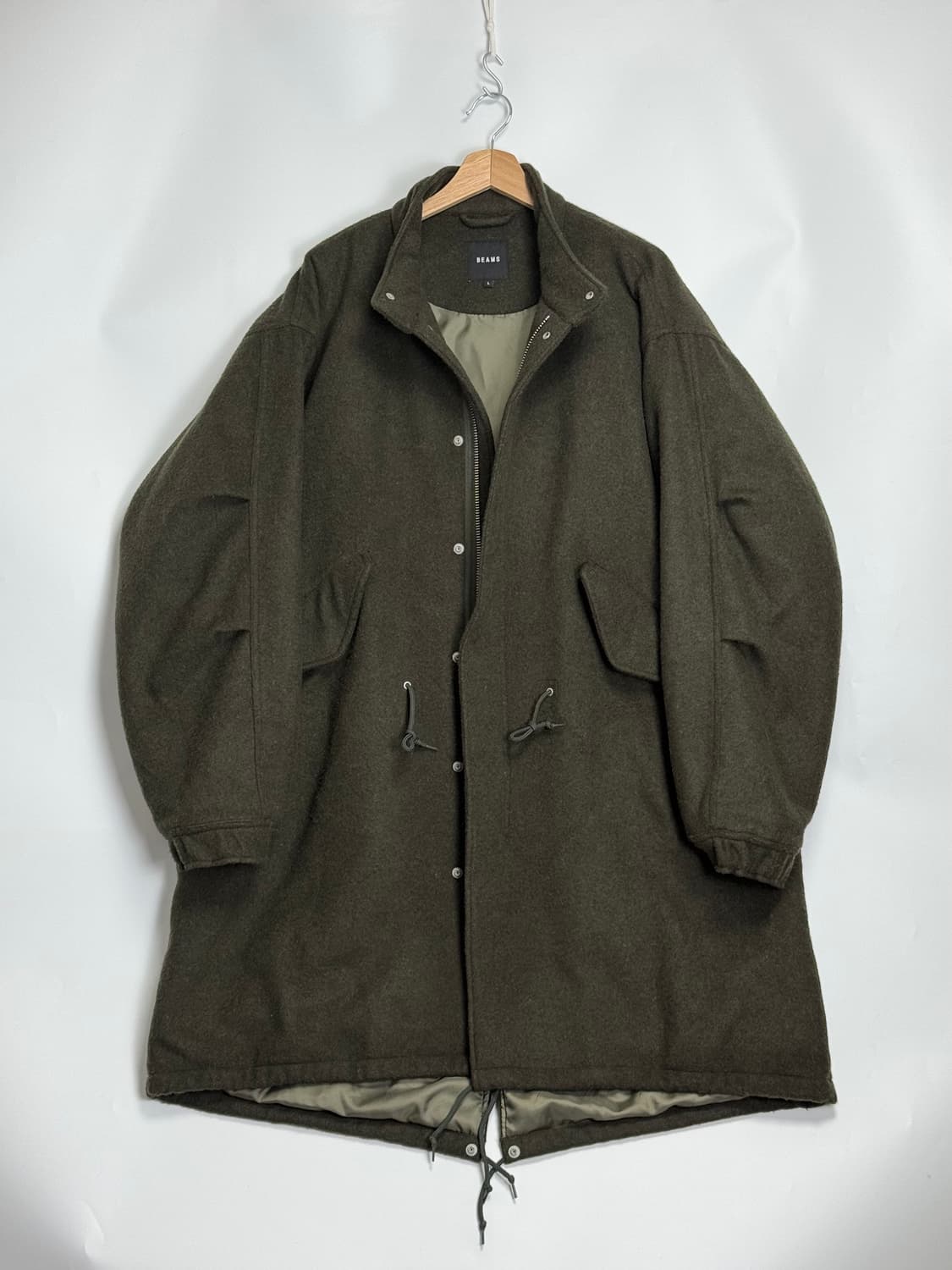빔즈 M-65 M65 개파카 피쉬테일 파카 울 코트 L 상품이미지3