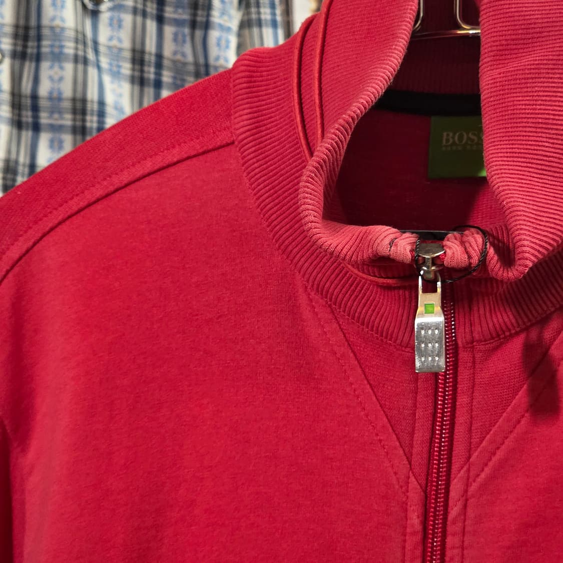 휴고보스 레드 코튼 트랙탑 집업 상품이미지3