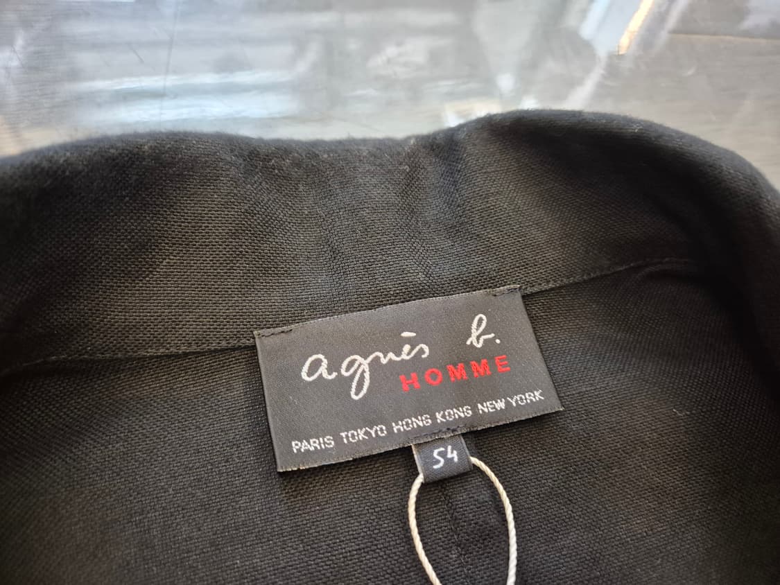 agnes b homme 린넨 피코트 상품이미지5
