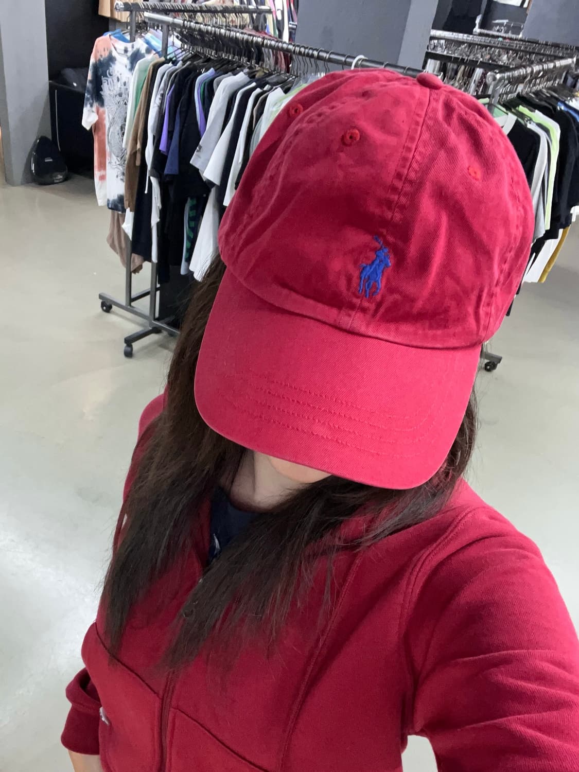 폴로 레드 볼캡 상품이미지2
