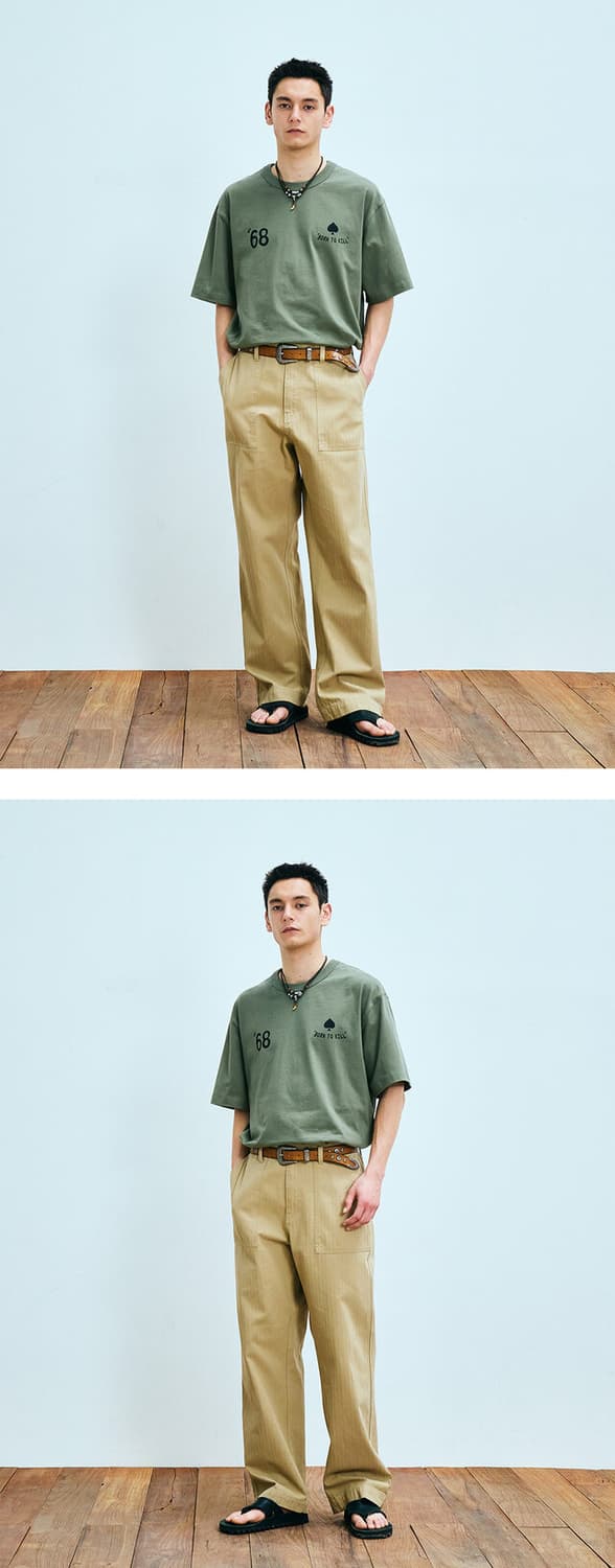 유니폼브릿지 웨스턴 레더 벨트(브라운) 상품이미지3