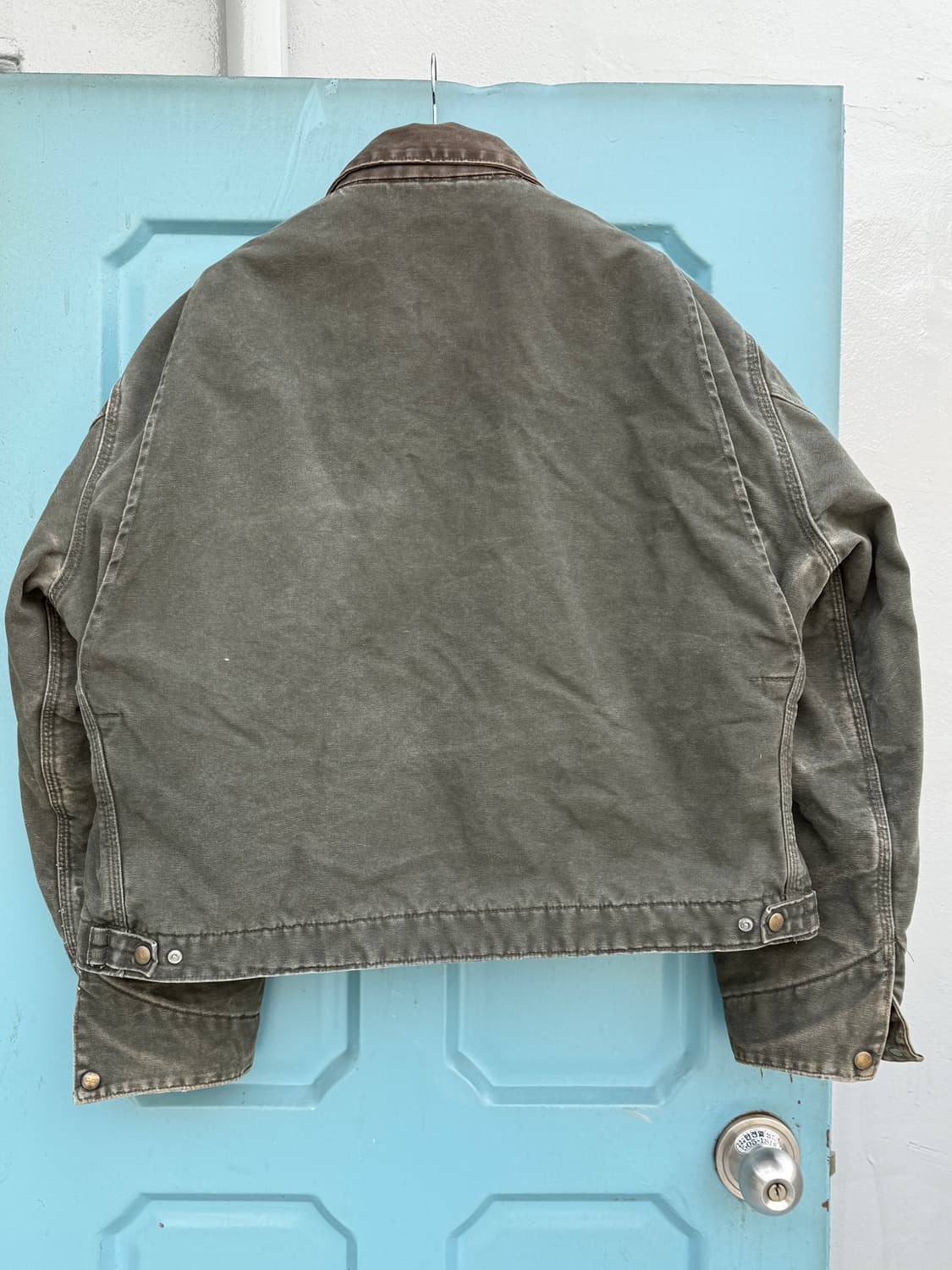 (2XL) 빈티지 칼하트 디트로이트 J97 MOS 모스그린 상품이미지6