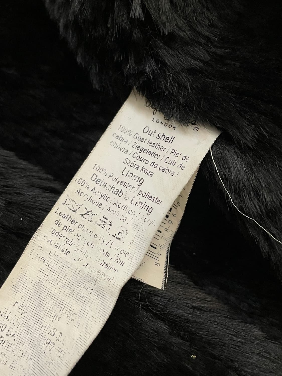 페페 진스 염소 가죽 봄버 자켓  상품이미지7