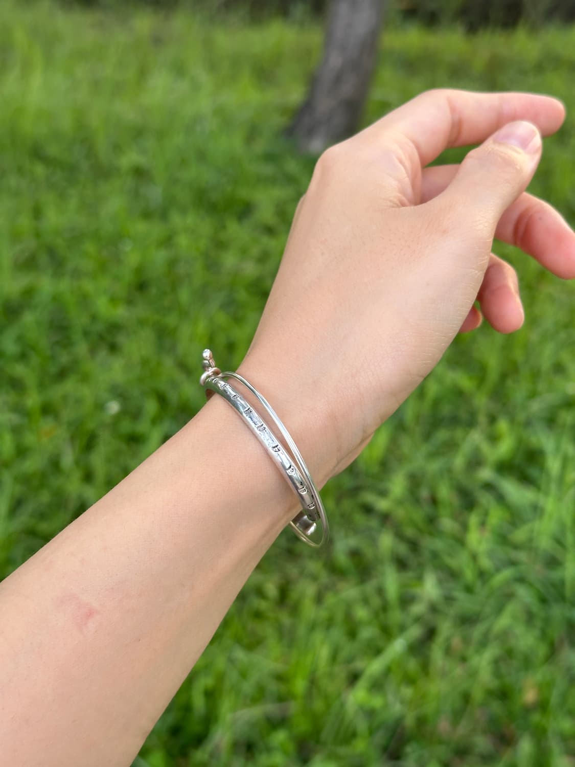 Vintage 925silver bangle 상품이미지6