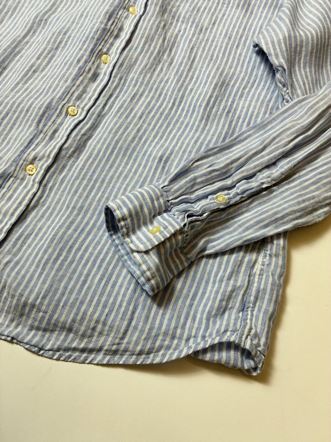 폴로 랄프로렌 큐알 신형 클래식핏 100% 린넨 셔츠 PN8979 상품이미지5