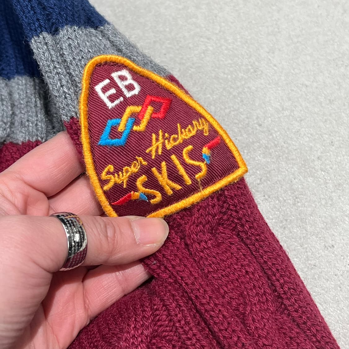 에디바우어 반집업 꽈배기니트 s09527 상품이미지6