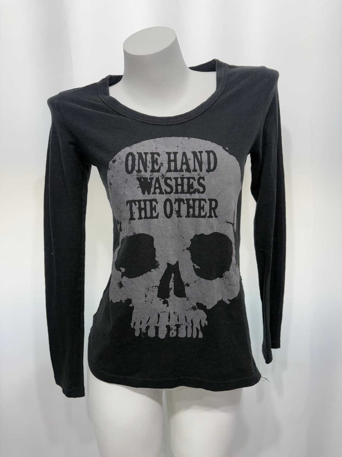 🎸블랙 스컬 프린팅 롱슬리브🎸 상품이미지6