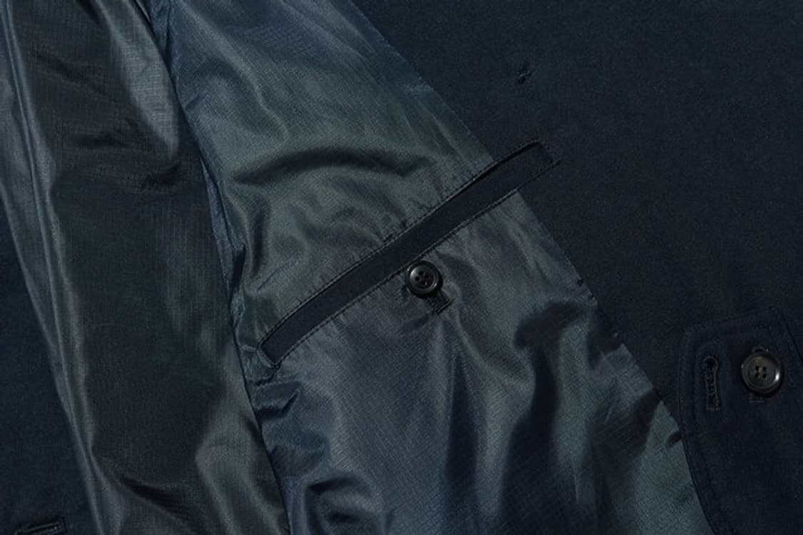 에스파이(ESFAI) 워밍 로브 패딩 코트 네이비 상품이미지7