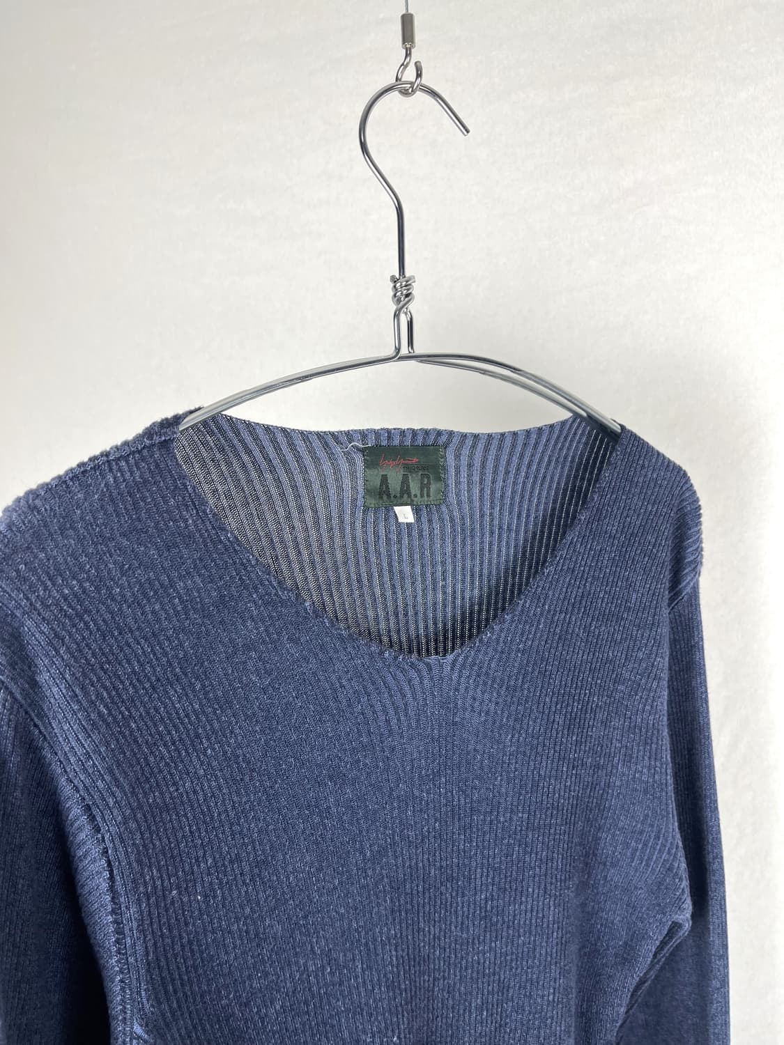 AAR by YOHJI YAMAMOTO 브이넥 니트 상품이미지3