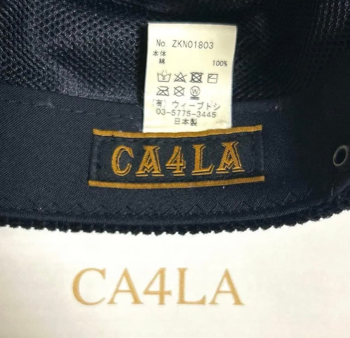 CA4LA 헌팅 캡 블랙 코듀로이 상품이미지2