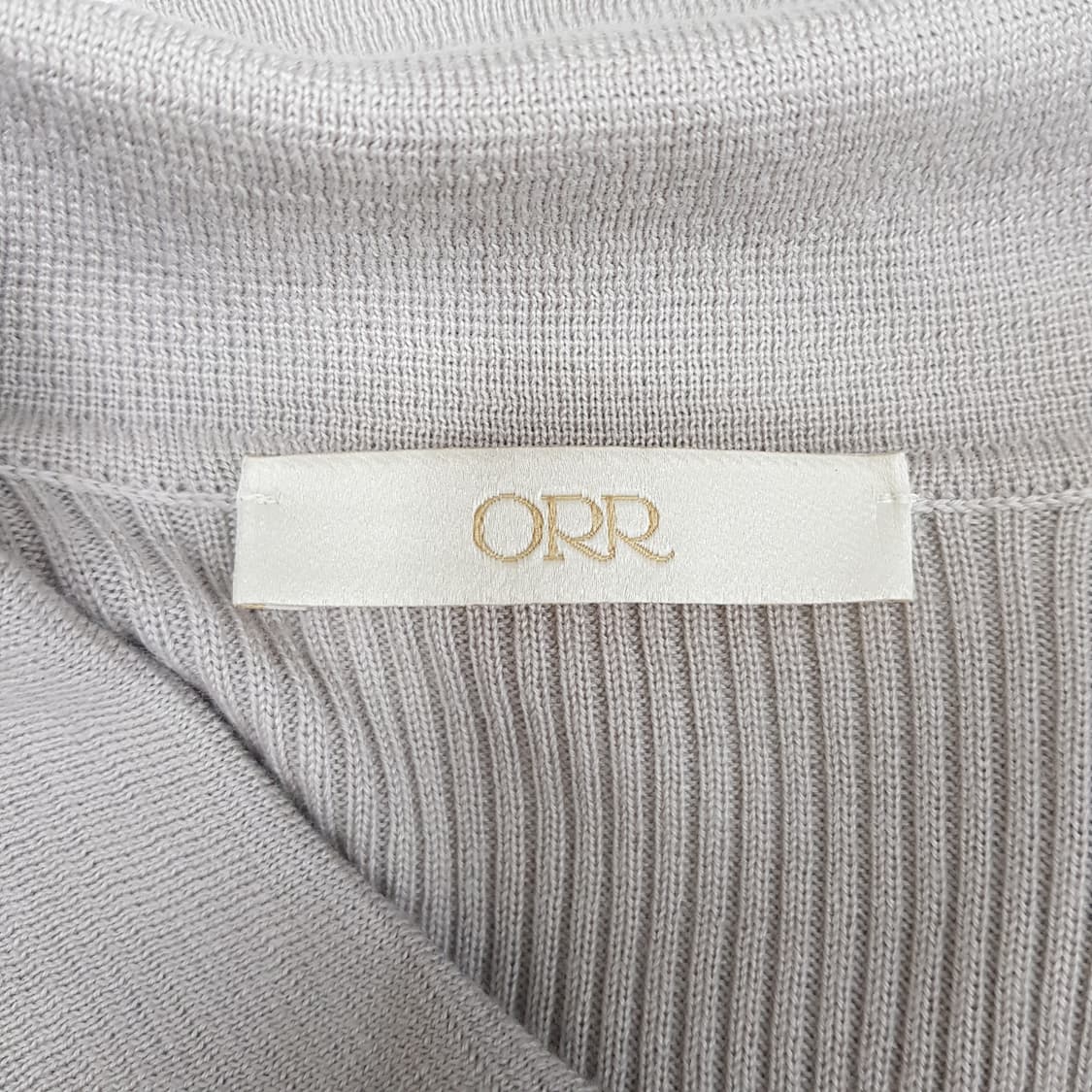 ORR 오르 울 100% 니트 카라 가디건 L사이즈 상품이미지5