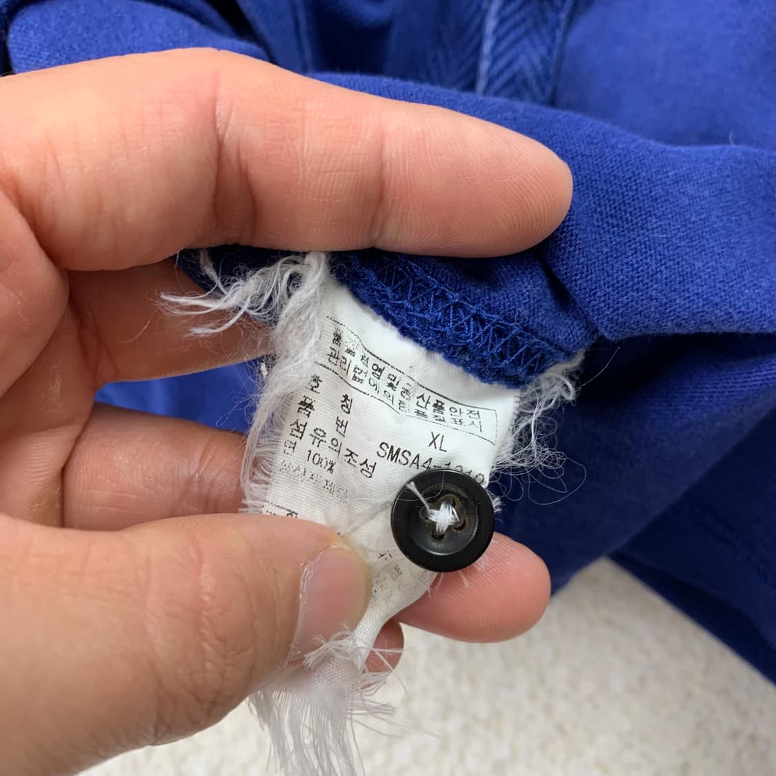 폴로 랄프로렌 자수로고 카라 배색 포인트 럭비티 상품이미지9
