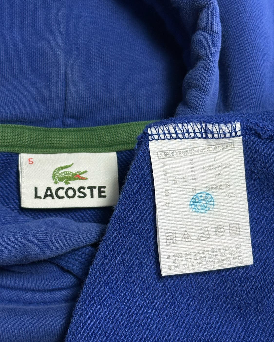 라코스테 후드티 블루 상품이미지3