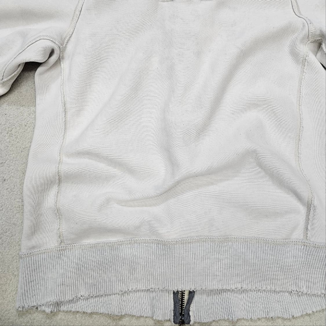 아베크롬비 화이트 후드 집업 L 상품이미지10