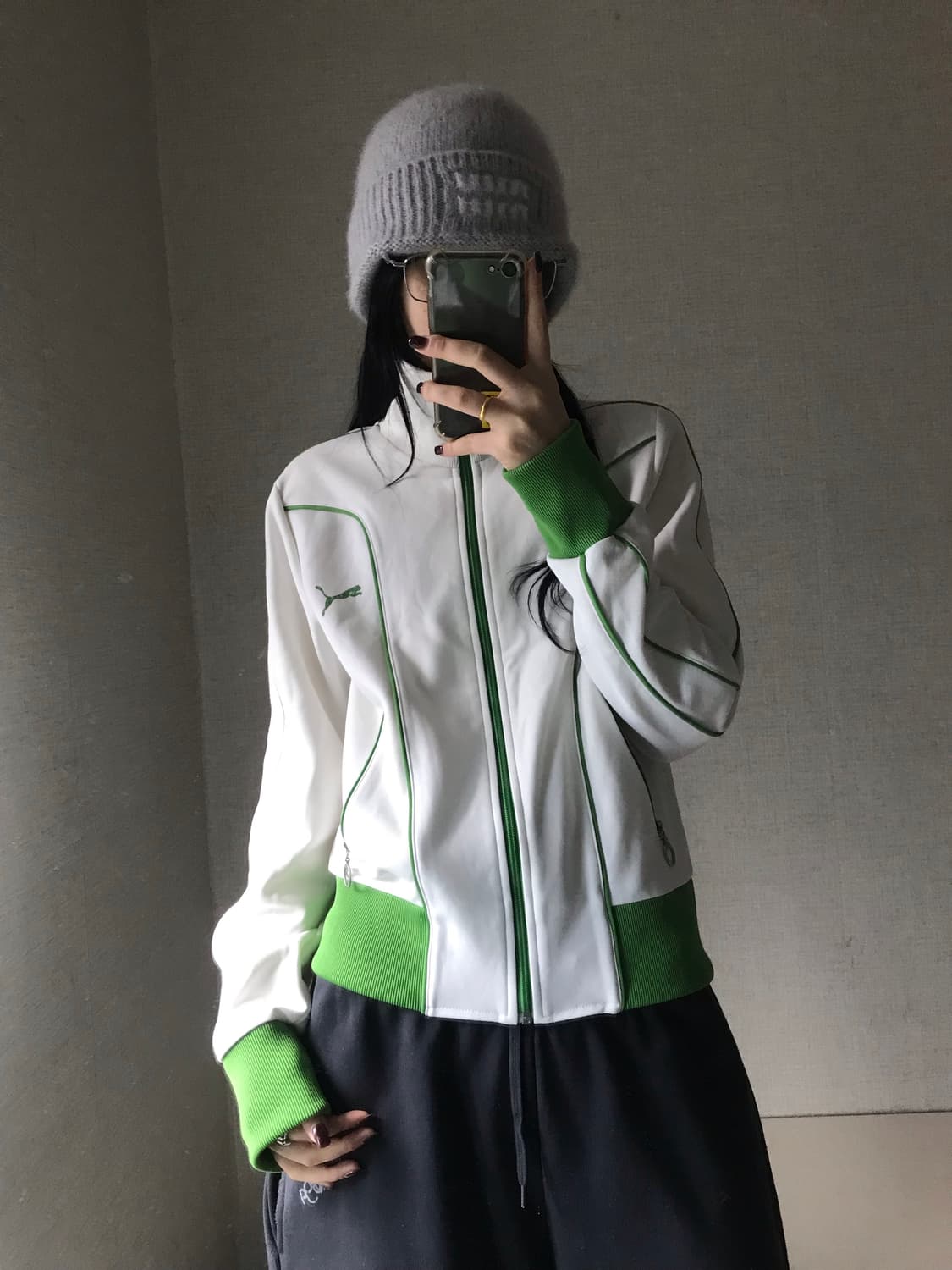 퓨마 화이트 하이넥 져지 상품이미지1