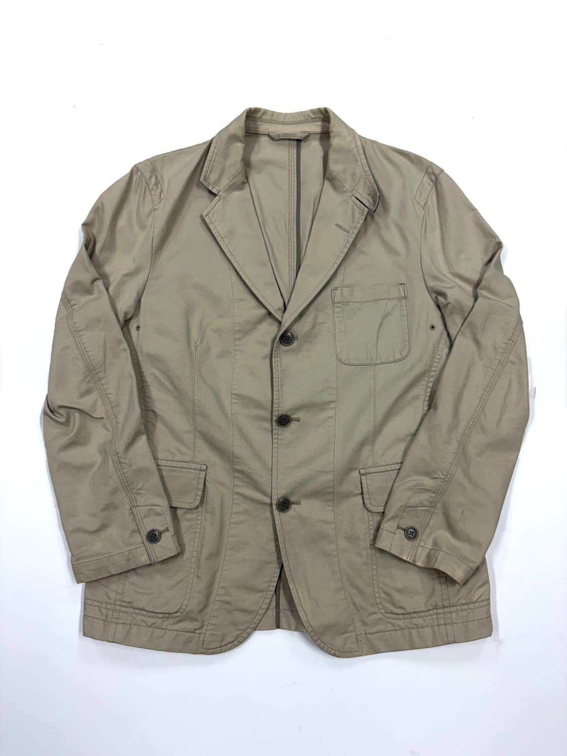 유니클로 UNIQLO 베이지 코튼 블레이저 자켓 상품이미지1