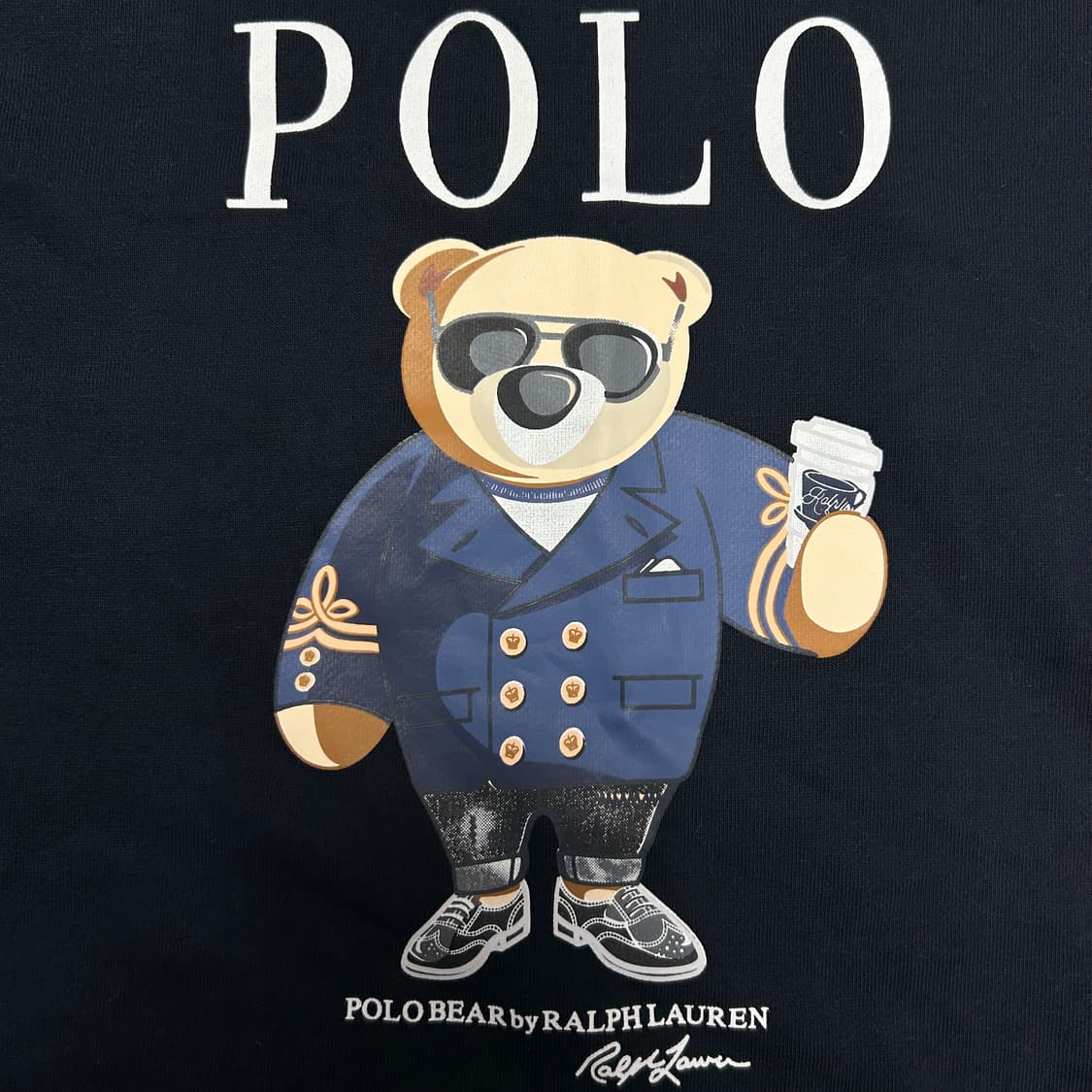 폴로 네이비 마티니베어 맨투맨(S) 상품이미지5