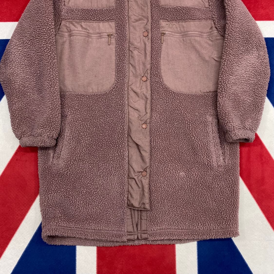 아디다스 롱 플리스자켓 여성 S  상품이미지3