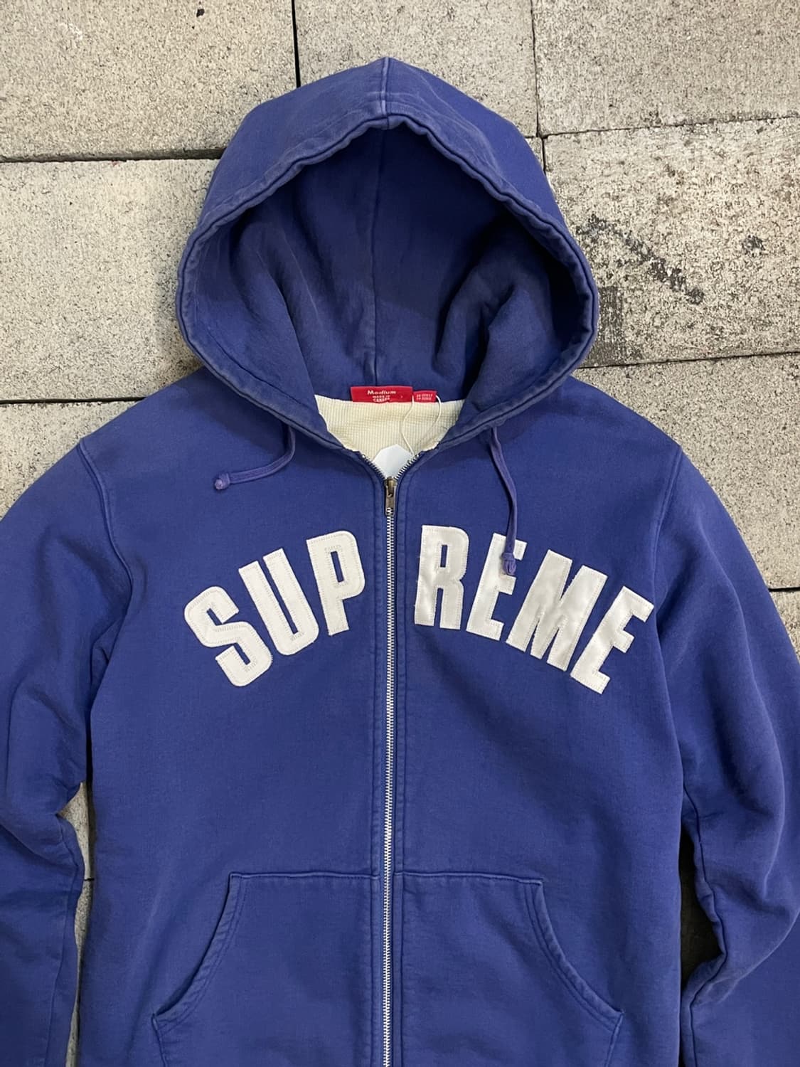 슈프림 아치 로고 써멀 라인드 후드집업  상품이미지2